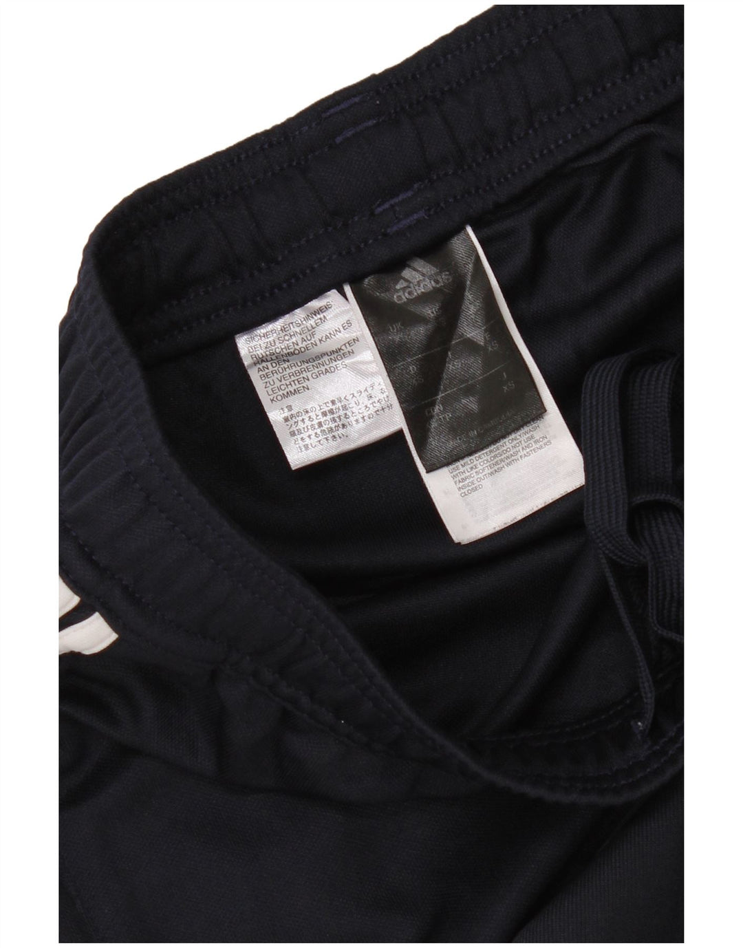 Adidas Pantalones de chándal para mujer UK 4 XS Azul marino Poliéster