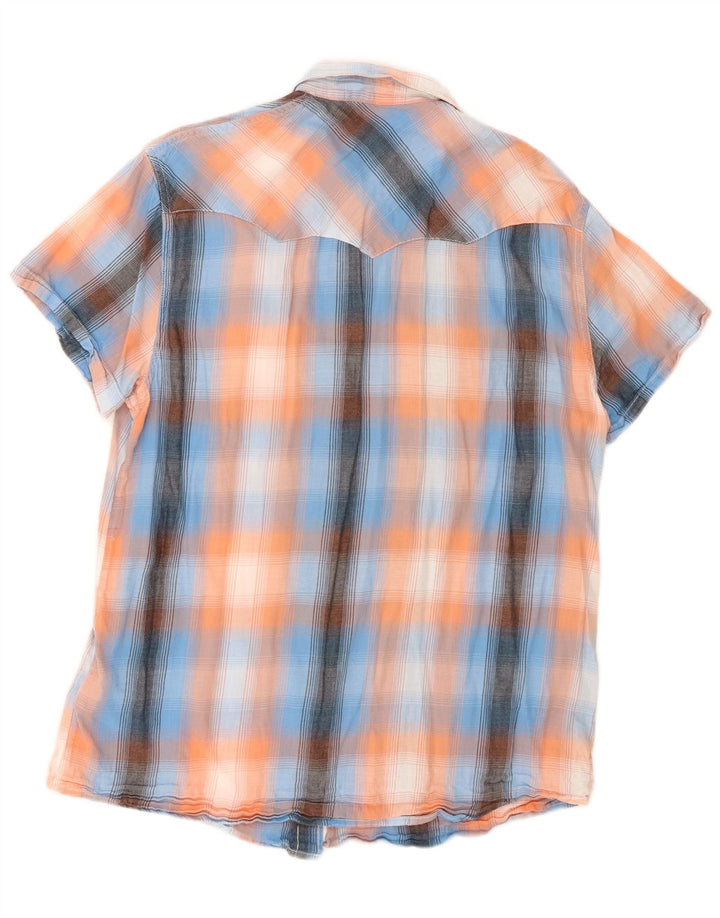 Wrangler Camisa Regular Fit De Algodón Con Cuadros Multicolores Grandes Para Hombre