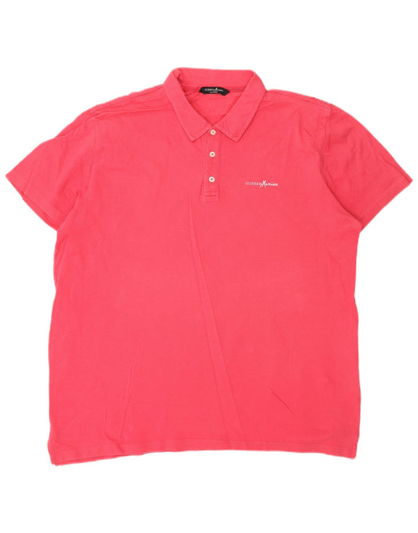 Guess By Marciano Polo Hombre XL Algodón Rosa