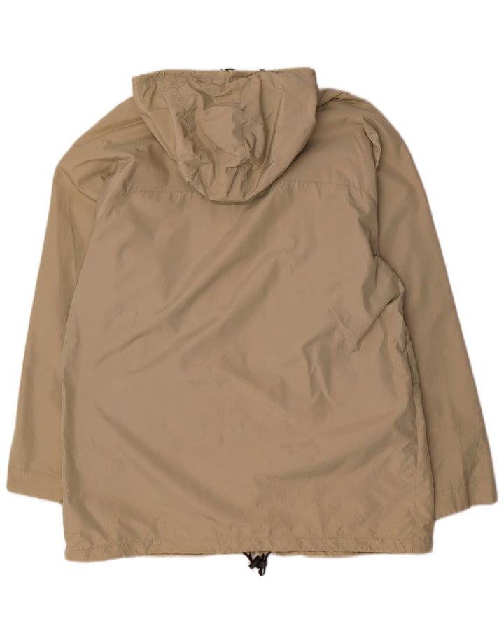 AXO Abrigo cortavientos con capucha para hombre UK 40 Large Beige Poliamida