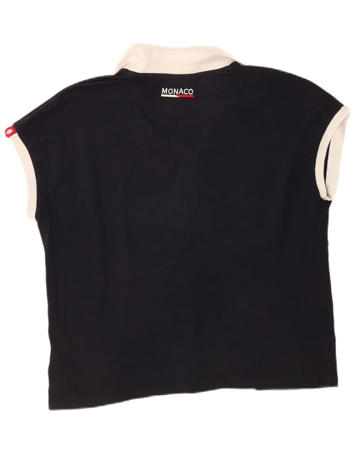 KAPPA Polo extragrande para mujer UK 46 Large Azul marino