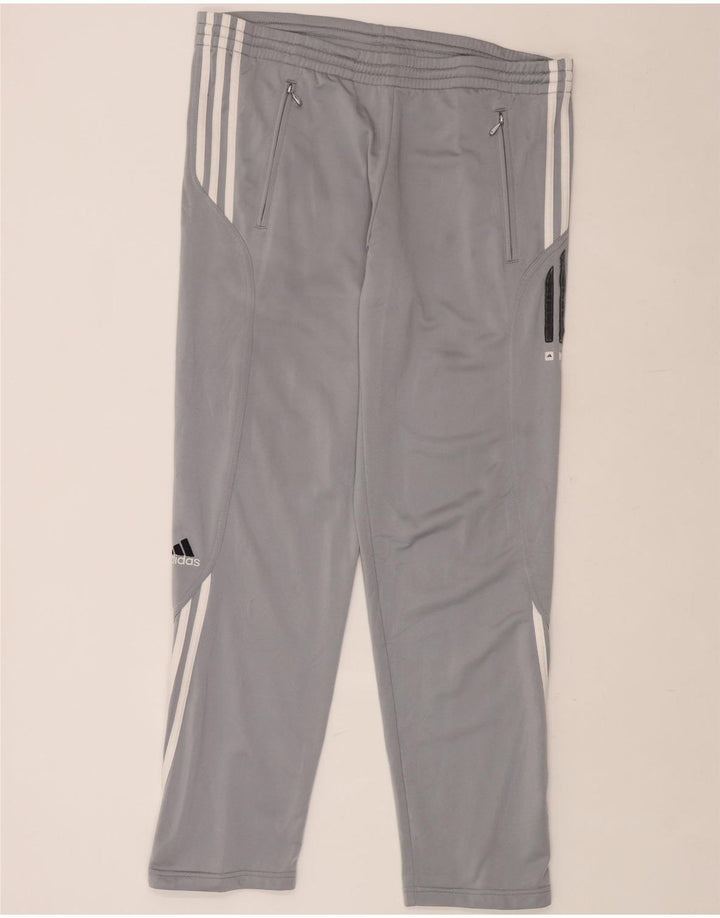 Pantalones de chándal ADIDAS para hombre poliéster gris grande