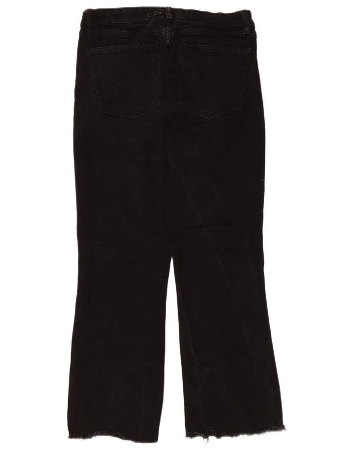 ZARA Vaqueros Bootcut Mujer EU 36 XS W26 L25 Negro