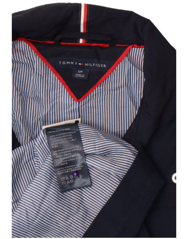 Tommy Hilfiger Chaqueta utilitaria para mujer UK 10 Small Poliéster azul marino