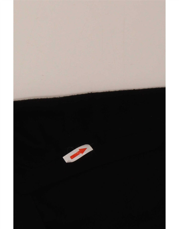 Zara Mujer Cárdigan Suéter UK 46 Grande Rayón Negro