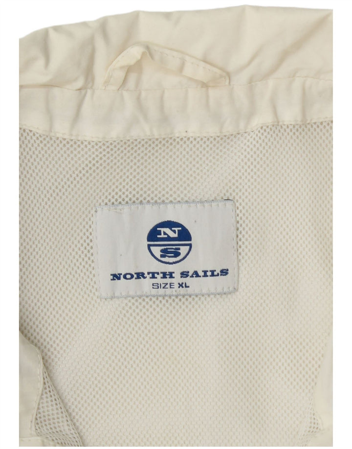 NORTH SAILS Chaqueta Bomber Hombre UK 42 XL Poliamida Blanca