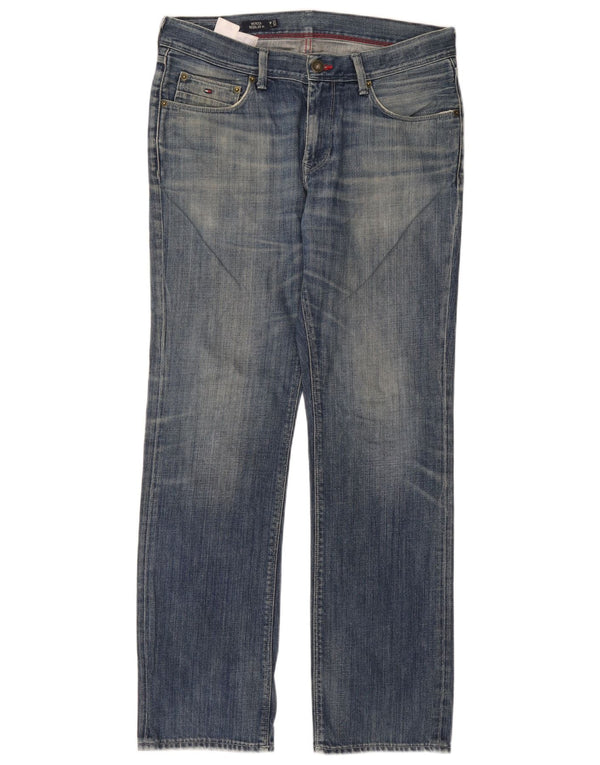Tommy Hilfiger Vaqueros rectos de corte regular Mercer para hombre W33 L32 Algodón azul