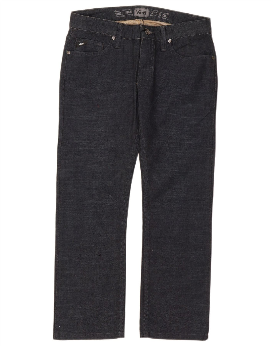 Vans Vaqueros rectos para hombre W28 L25 Algodón azul marino