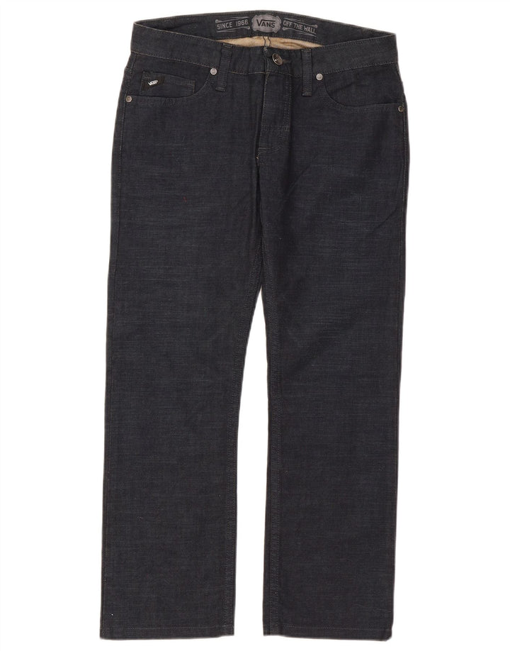 Vans Vaqueros rectos para hombre W28 L25 Algodón azul marino