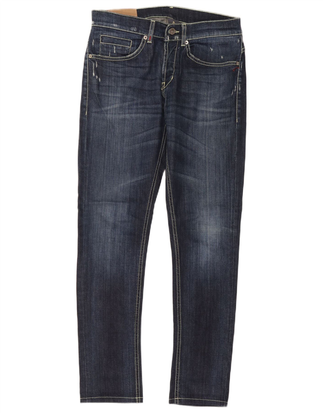 Dondup Vaqueros Slim Hombre W31 L30 Azul Marino Algodón