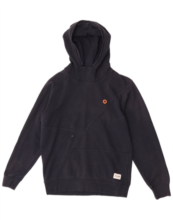 Jack & Jones Hombre Sudadera con Capucha Jumper Medium Azul Marino Algodón
