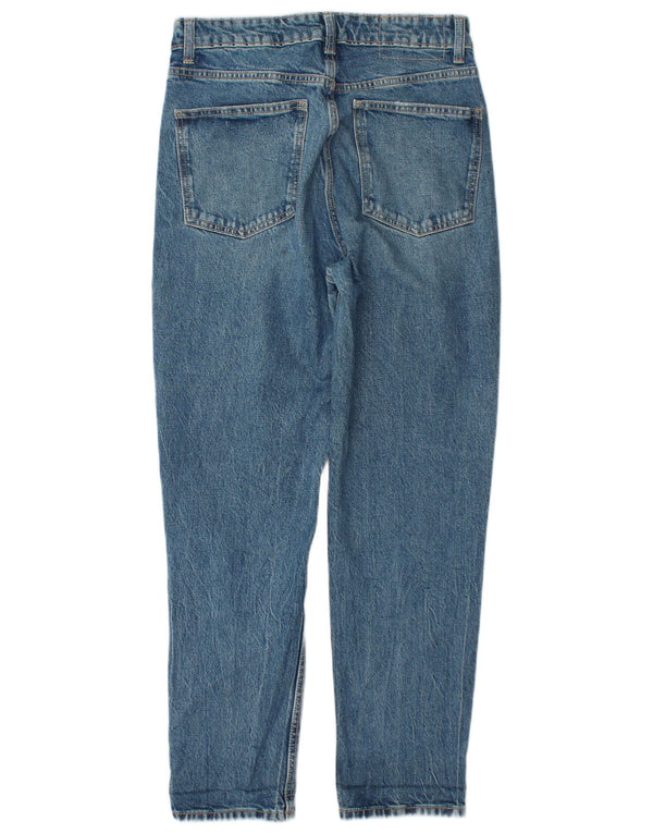 Zara Jeans Cónicos Para Mujer EU 38 Small W28 L28 Algodón Azul
