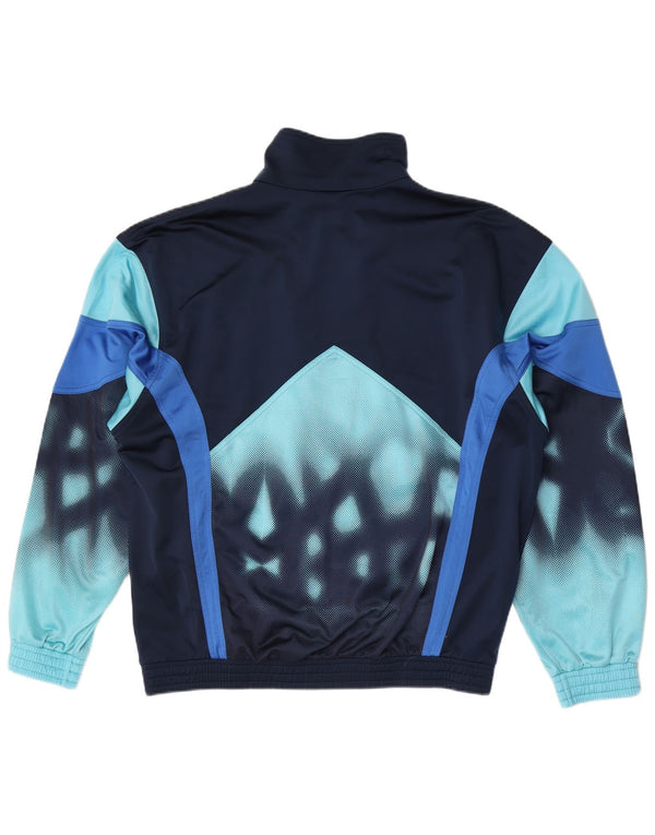 Lotto Chaqueta de chándal para hombre ES 42/44 XL Azul marino Colorblock Poliéster