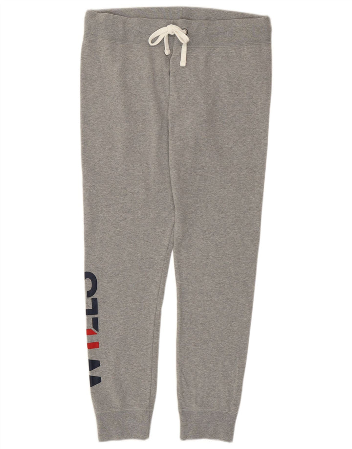 JACK WILLS Pantalones de chándal con estampado gráfico para mujer Joggers UK 44 Large Grey
