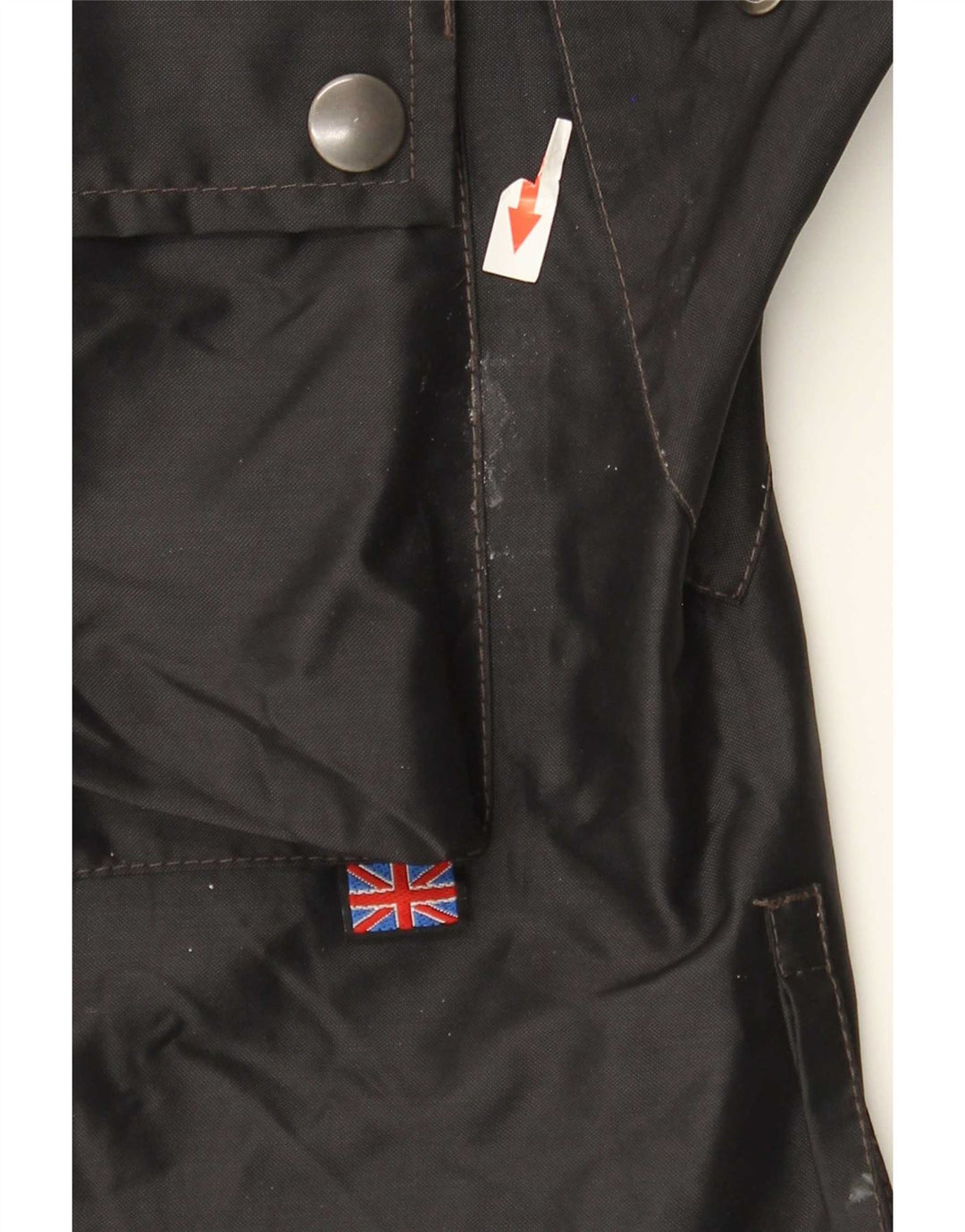 Belstaff Chaqueta Racer para hombre UK 38 Medium Black Nylon