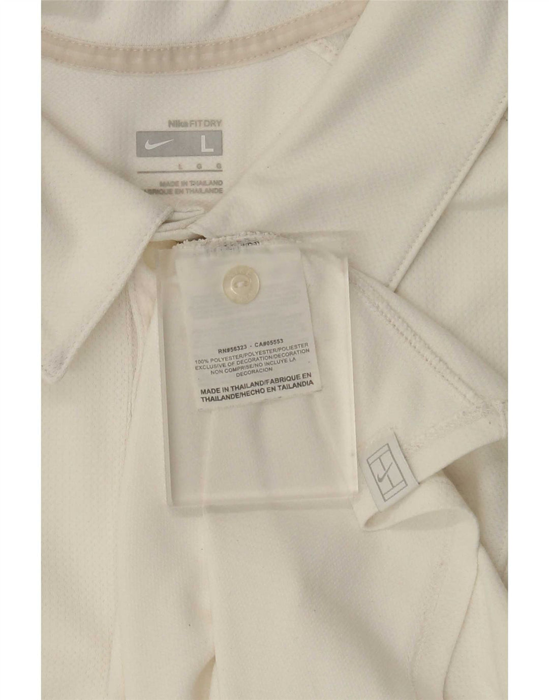 Polo Nike Hombre Grande Blanco Colorblock Poliéster