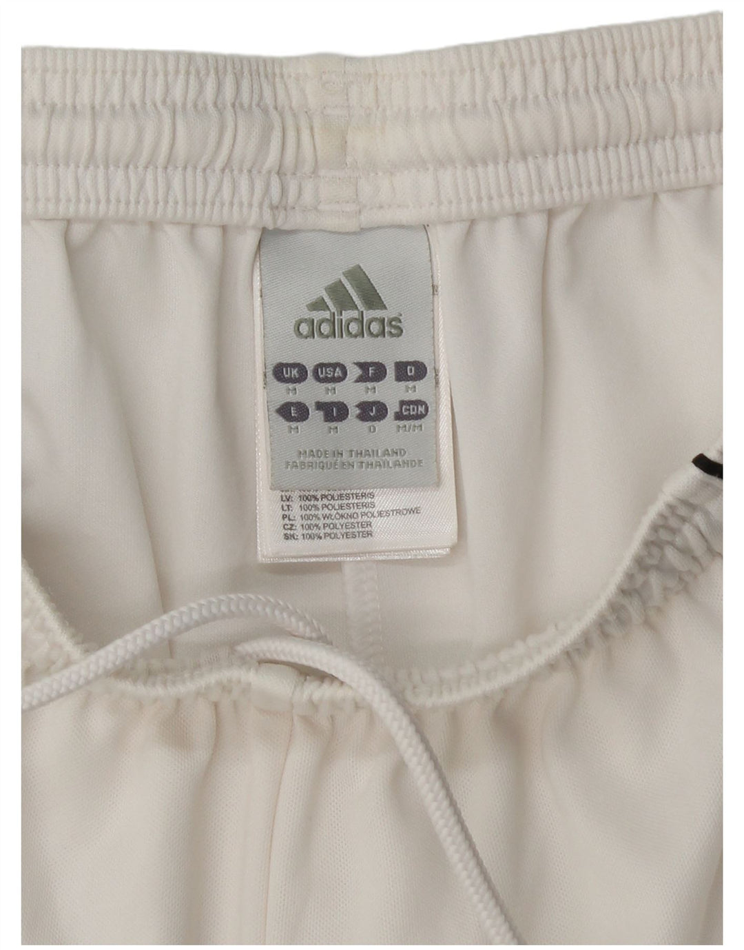 Adidas Mens Climalite Sport Shorts Medio Blanco Poliéster