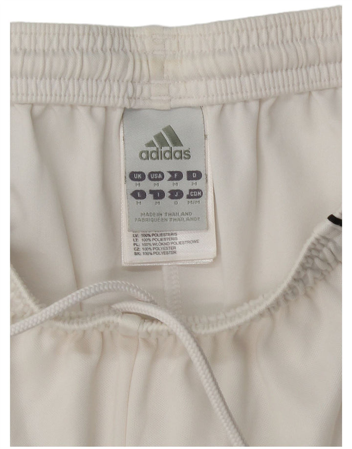 Adidas Mens Climalite Sport Shorts Medio Blanco Poliéster