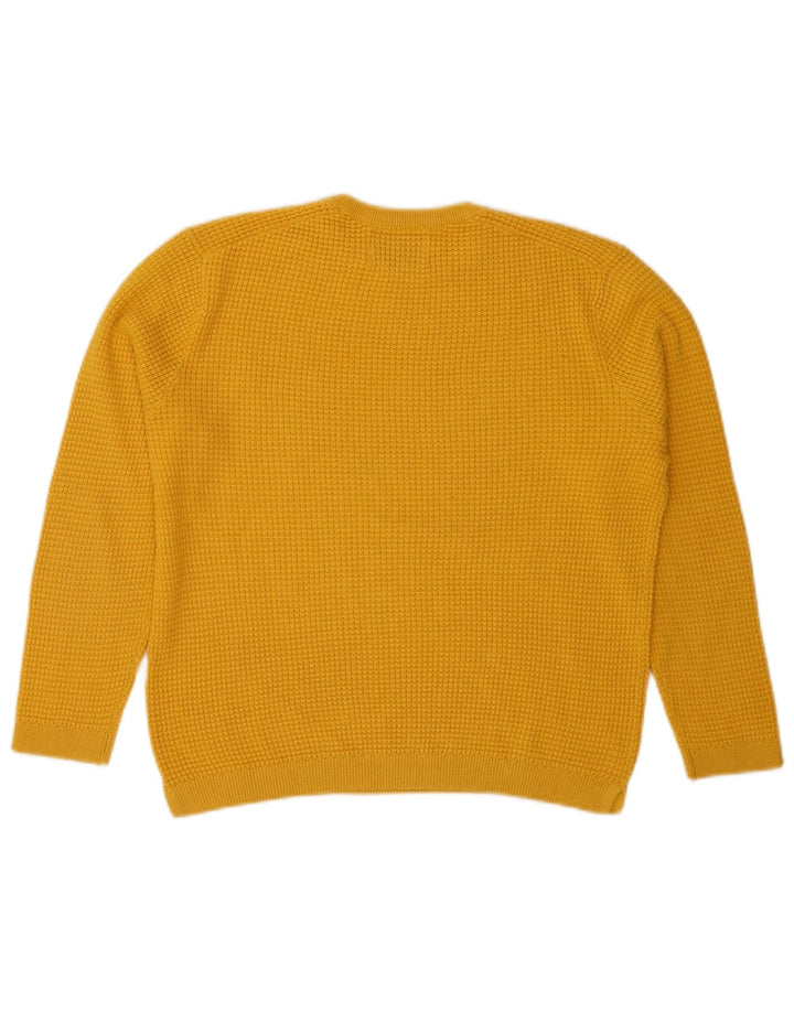 Zara Jersey con Cuello Redondo para Niños 9-10 Años Amarillo