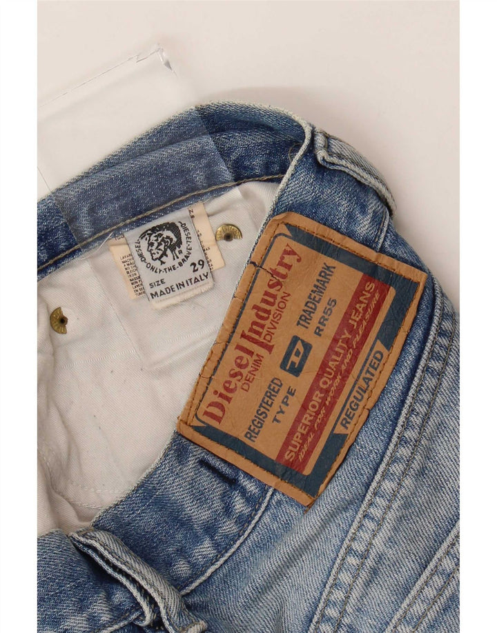 Diesel Vaqueros Rectos Hombre W29 L30 Algodón Azul