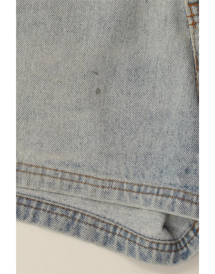 VINTAGE Pantalones cortos de mezclilla para mujer W32 Azul grande