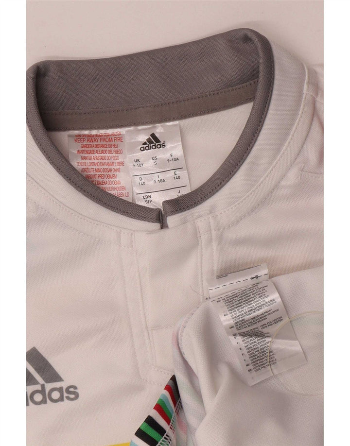 Adidas Camiseta gráfica para niño 9-10 años Blanco Poliéster