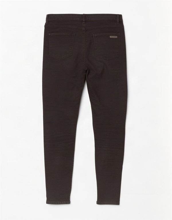 Marks & Spencer Vaqueros Jegging Cortos para Mujer Reino Unido 40 Grande W32 L27 Algodón Negro