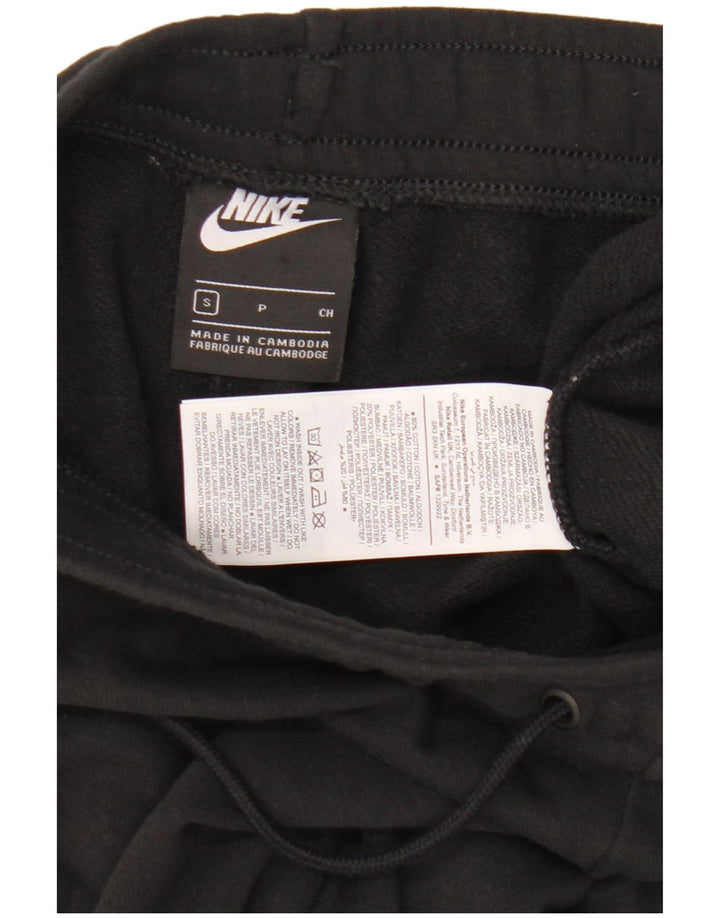 NIKE Mujer Chándal Pantalones Joggers UK 10 Small Negro Algodón