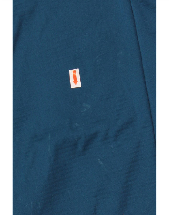 Puma Sudadera con capucha y cremallera para hombre, color azul pequeño, color block