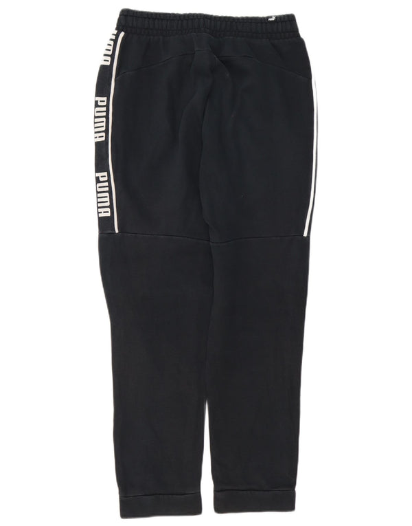 Puma Pantalones De Chándal Con Gráficos Para Hombre Joggers Small De Algodón Color Block Negro