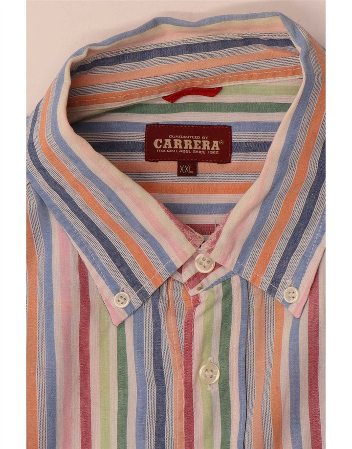 Camisa Carrera Hombre 2XL Rayas Multicolor