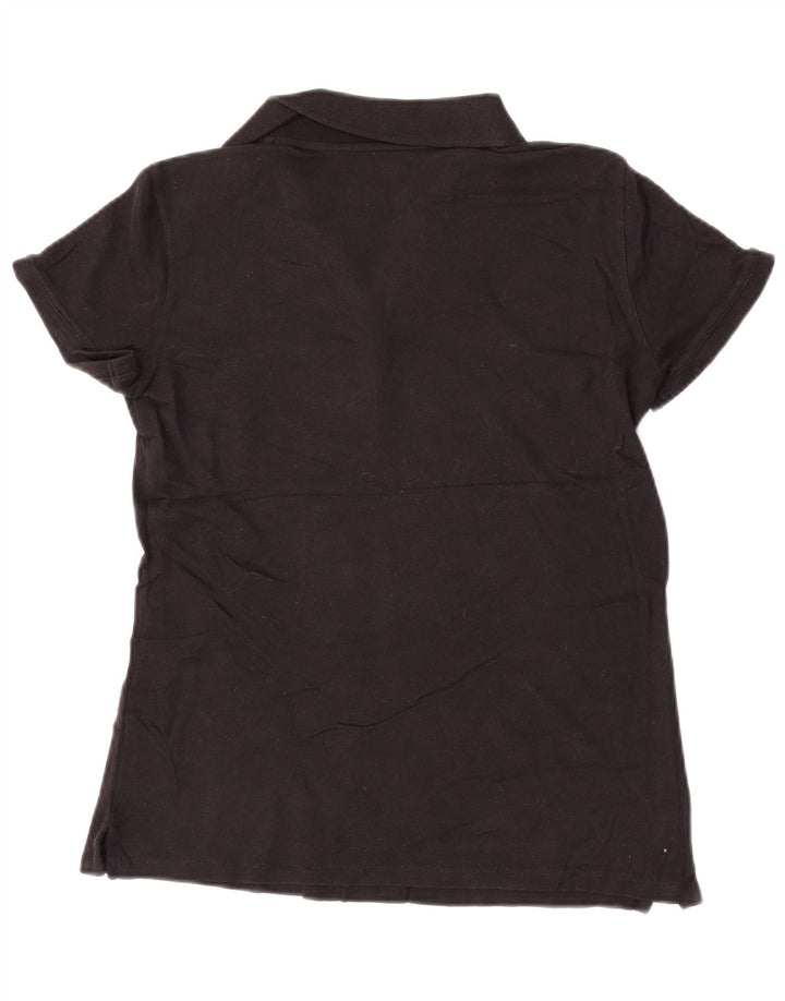 Izod Polo para mujer UK 10 Small Algodón negro