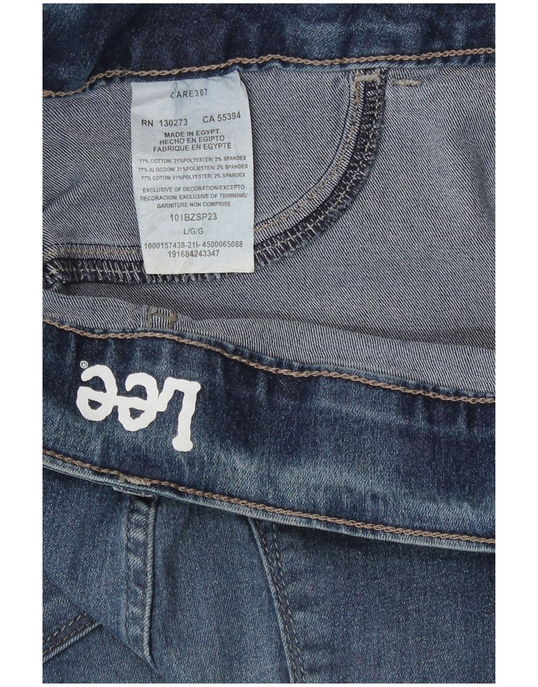 Lee Legging Jeans para Mujer US 10 Grande W34 L28 Algodón Azul