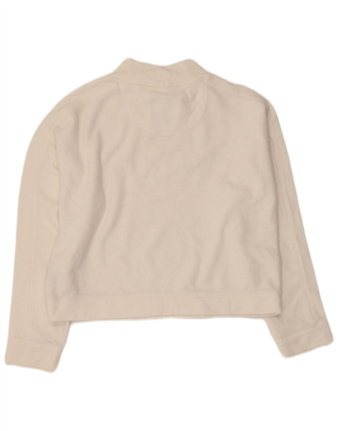 Jack Wills Sudadera con gráfico corto para mujer, talla 40, color blanco