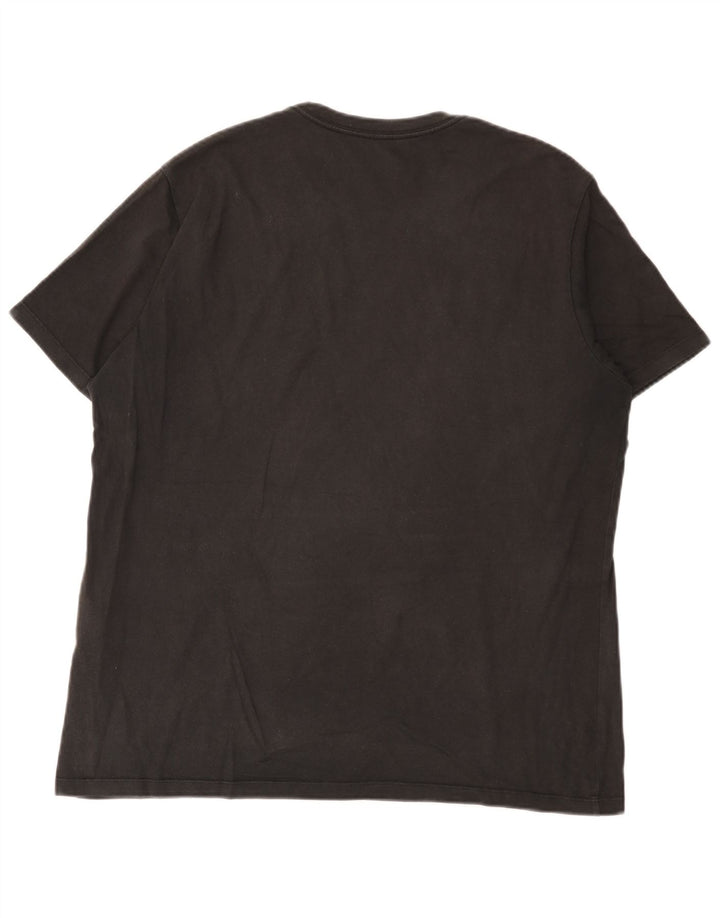 Levi's Camiseta estándar para hombre Top grande de algodón negro