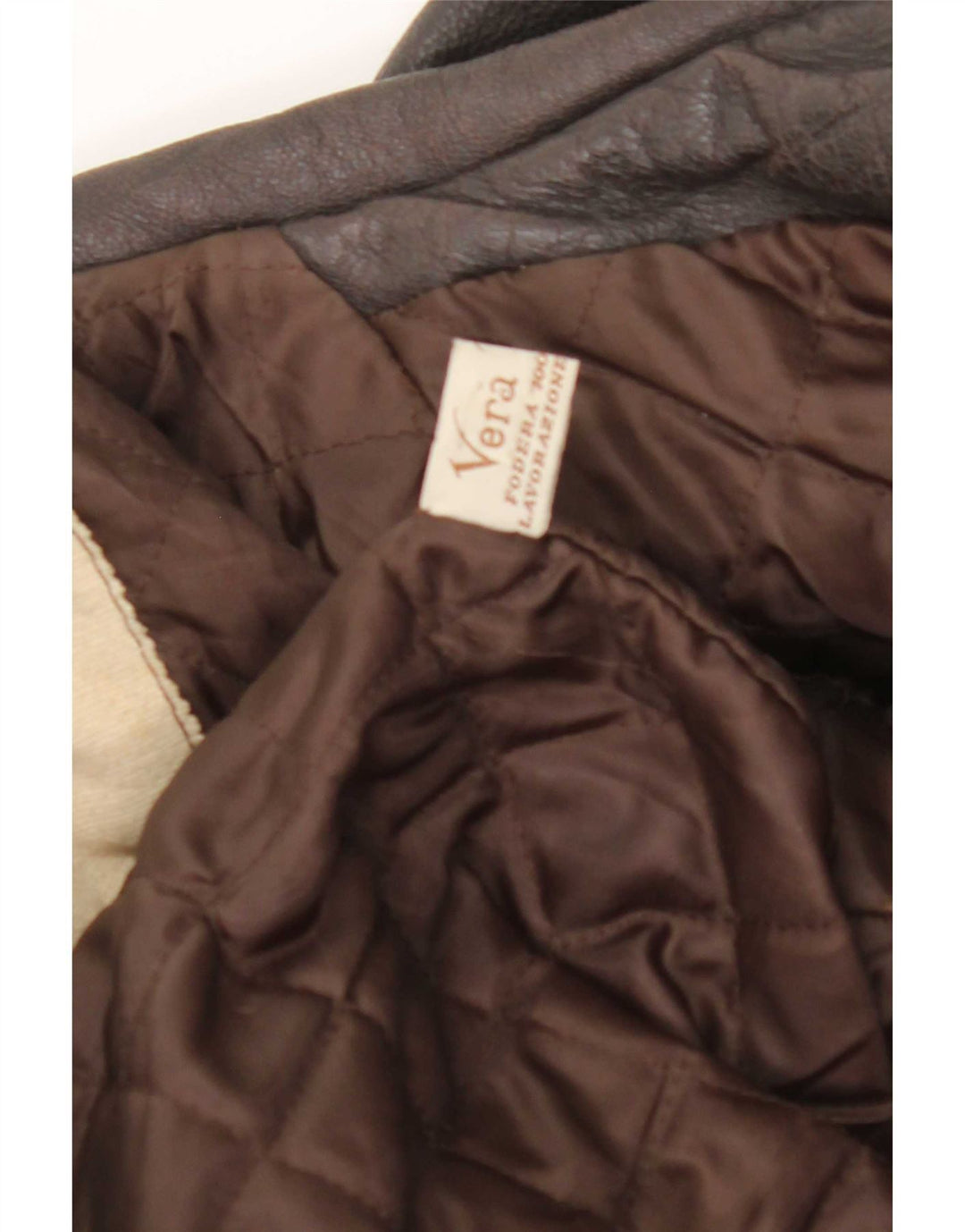 Vintage chaqueta de cuero para hombre Reino Unido 40 cuero marrón grande