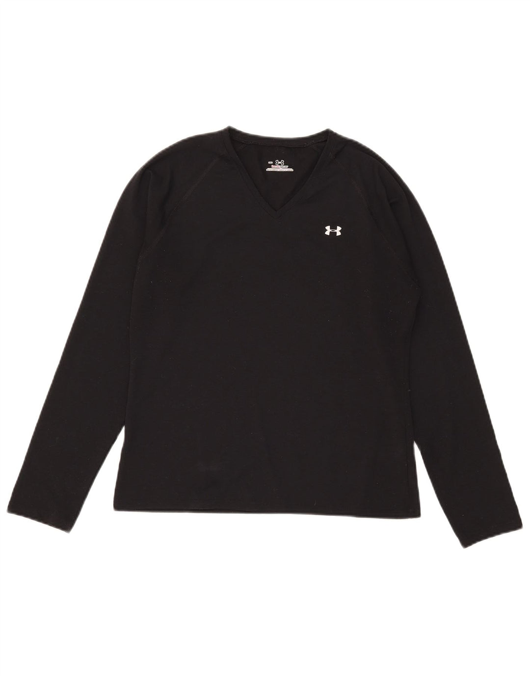 Under Armour Camiseta de manga larga para mujer UK 40 Mediano Negro Poliéster