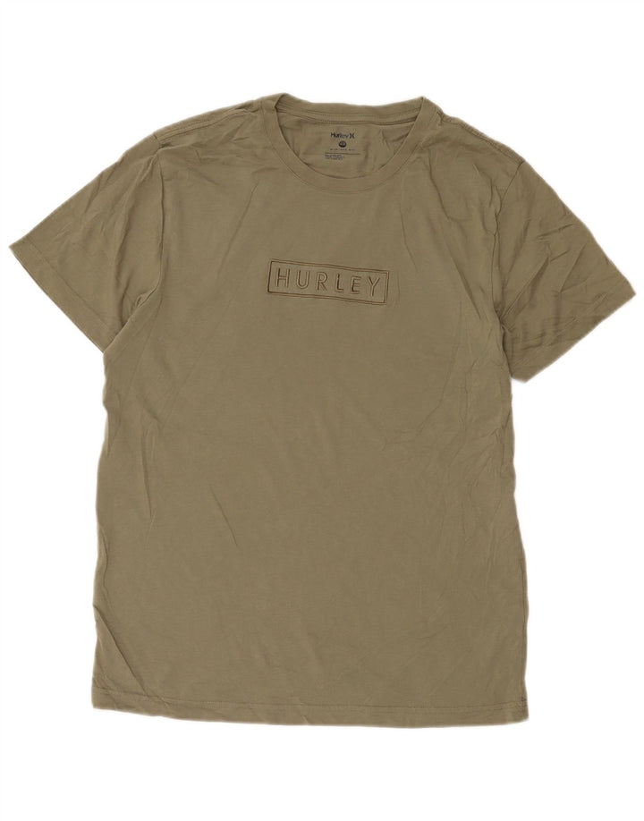 Hurley Camiseta Gráfica Para Hombre Top Medium Khaki Algodón