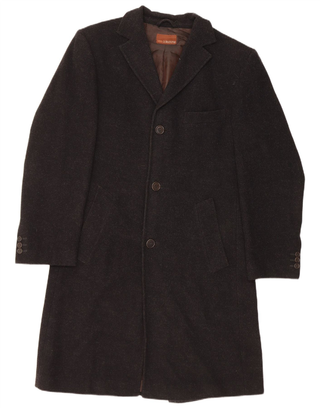 Marks & Spencer Abrigo para hombre UK 36 Small Grey Wool