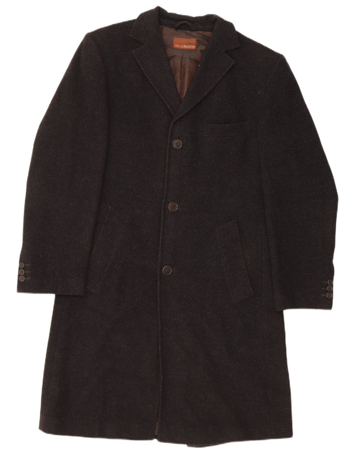 Marks & Spencer Abrigo para hombre UK 36 Small Grey Wool