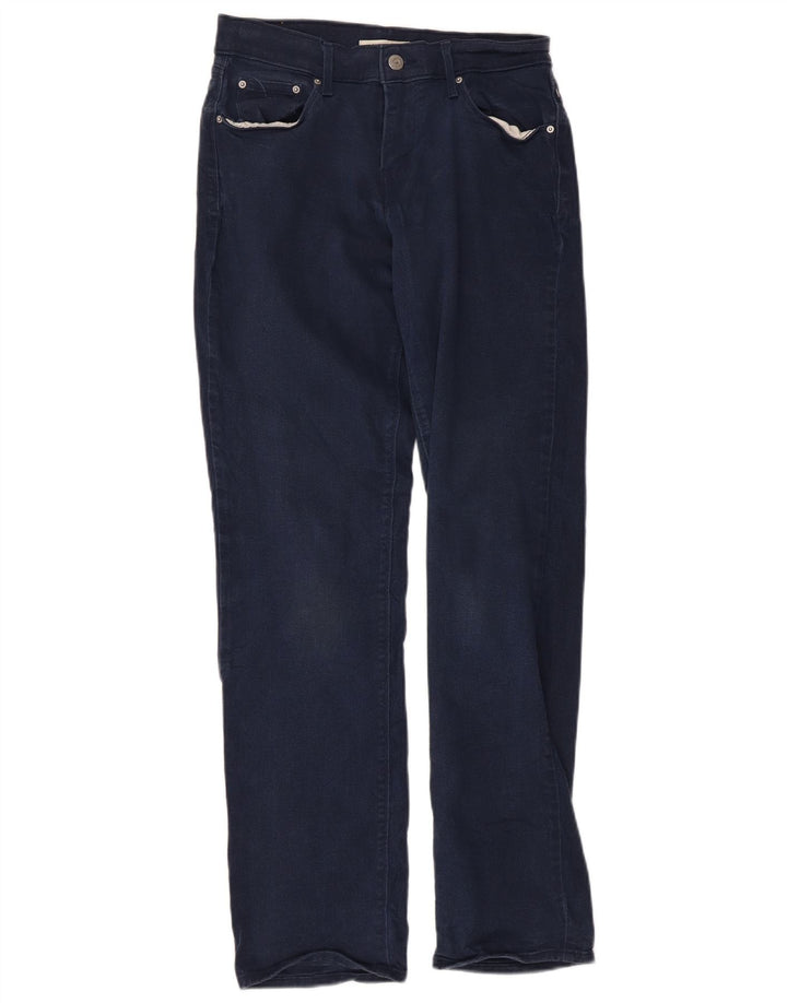 Vaqueros Levi's Mujer 505 Rectos W27 L30 Algodón Azul Marino