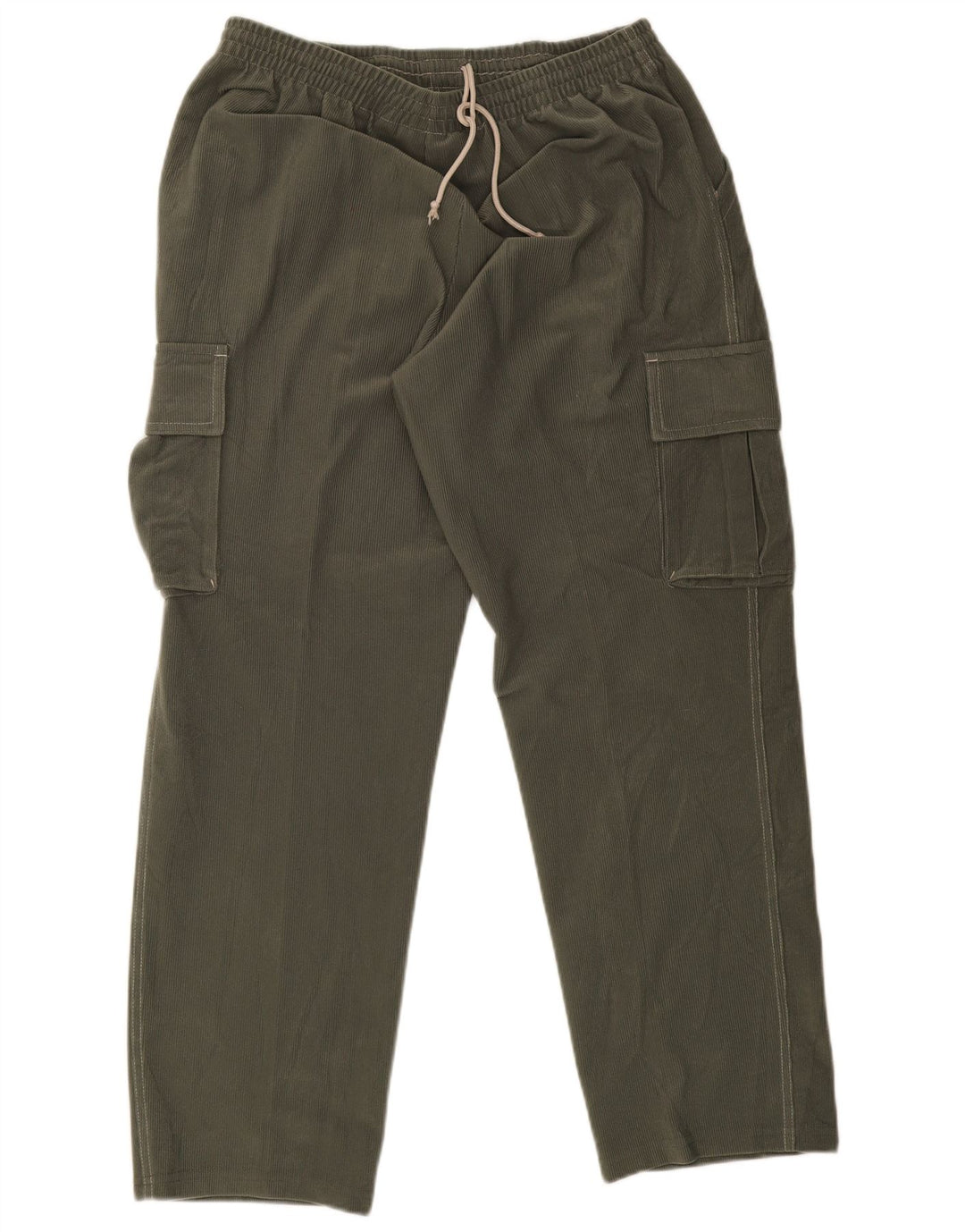 Diadora Pantalones de chándal cargo para hombre UK 42 Large Caqui Poliéster