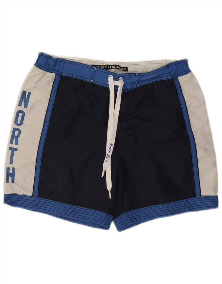 North Sails Hombre Bañador Bañador Gráfico Medium Azul Marino Colorblock