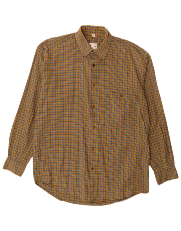 Camisa de franela para hombre Goose & Gander IT 46 Large Brown Check