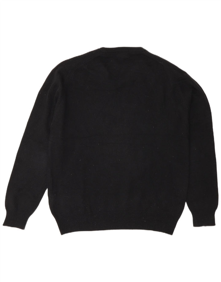 Kappa Jersey con Cuello en V para Hombre XL Lana Negra