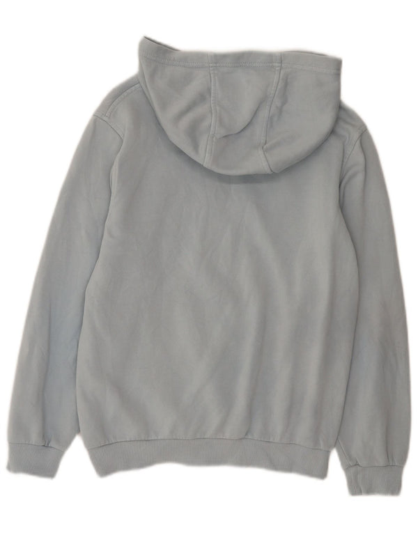 Nike Girls Hoodie Jumper 12-13 Years Large Blue Cotton