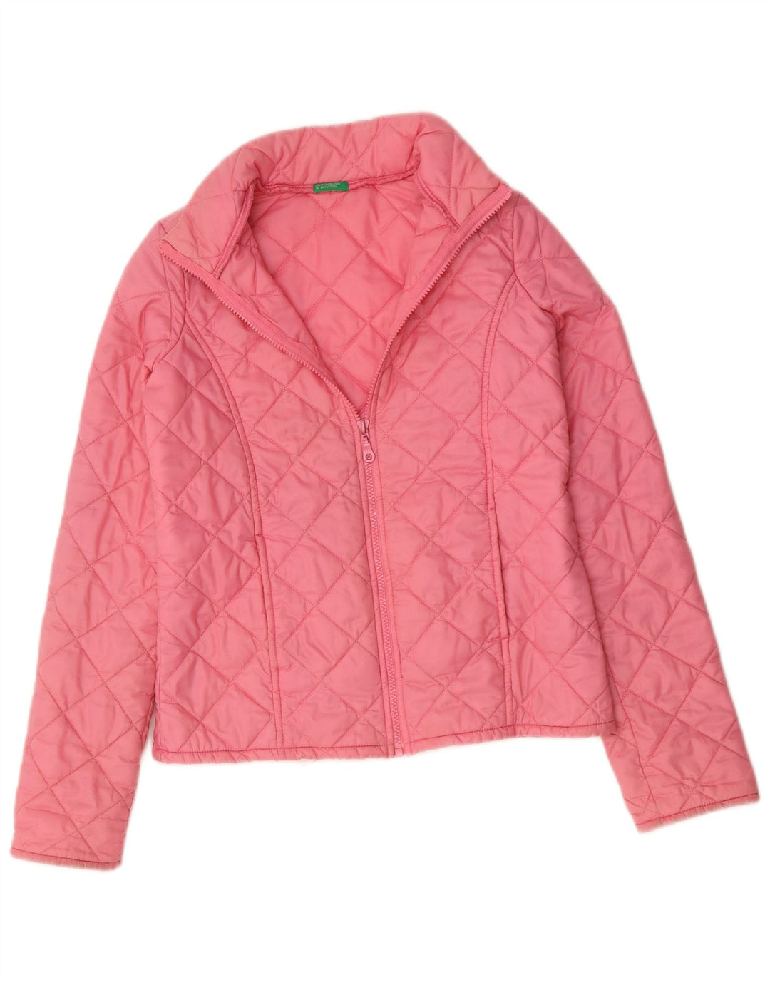 BENETTON Chaqueta acolchada para mujer UK 8 Small Pink