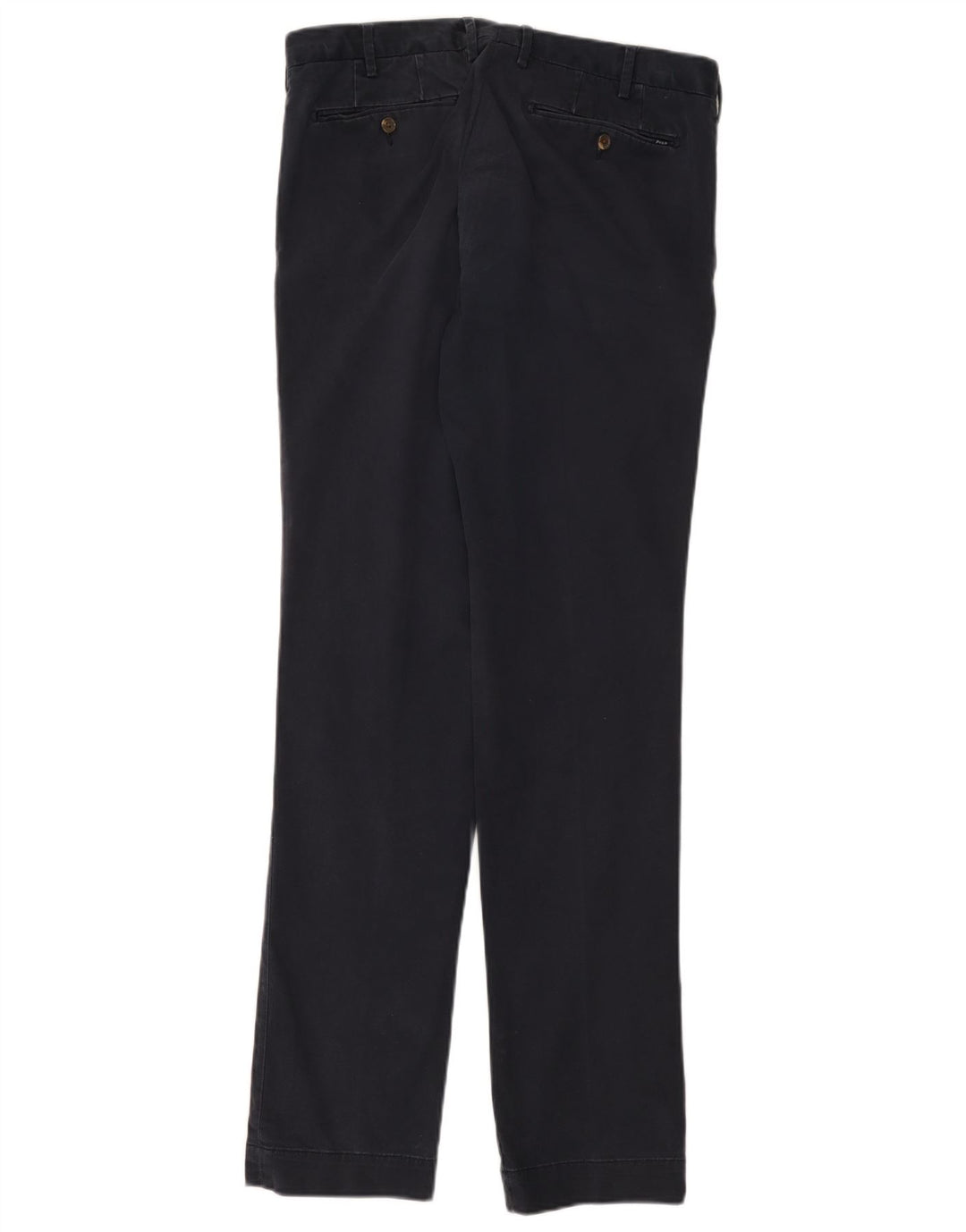 POLO RALPH LAUREN Pantalones de traje elásticos y ajustados para hombre W33 L34 Azul marino