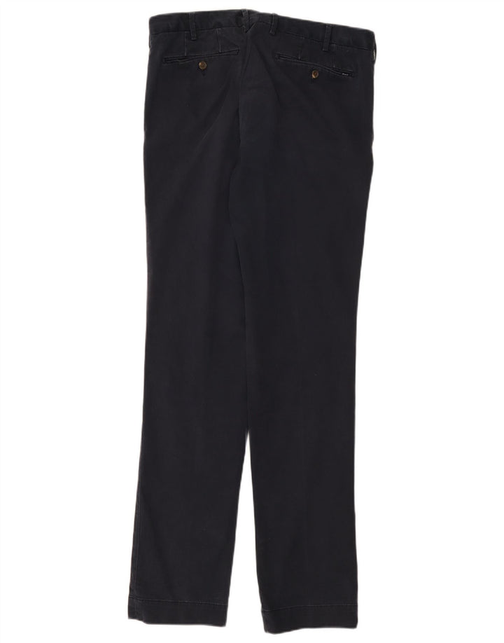POLO RALPH LAUREN Pantalones de traje elásticos y ajustados para hombre W33 L34 Azul marino
