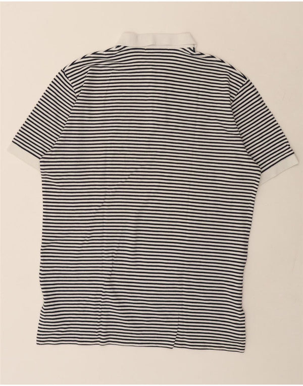 POLO RALPH LAUREN Polo para hombre de algodón a rayas blancas grandes